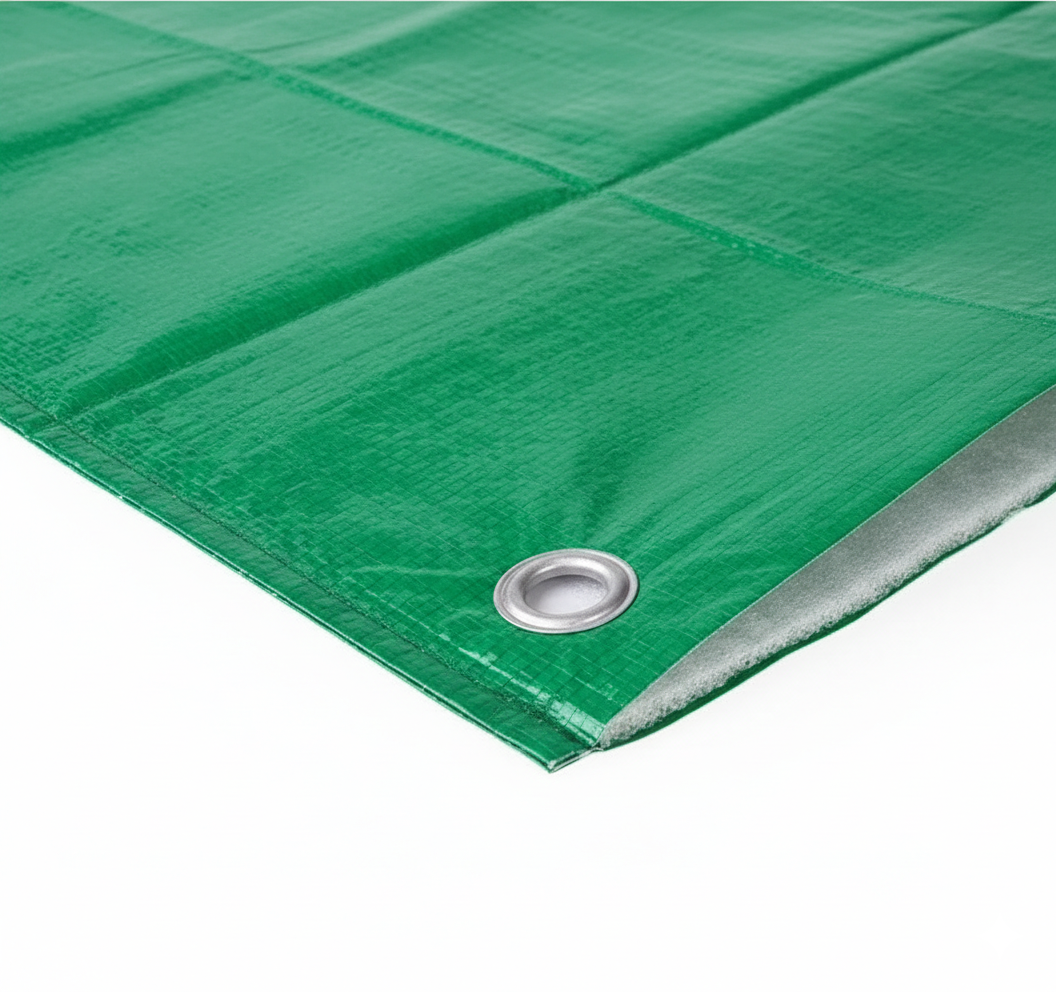 Тент универсальный 5 x 6 м «политарп 90», с люверсами (тарпаулин, хаки